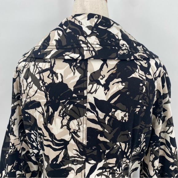 St. John Printed Zip Up Lightweight Jacket 6 - Picture 7 of 11